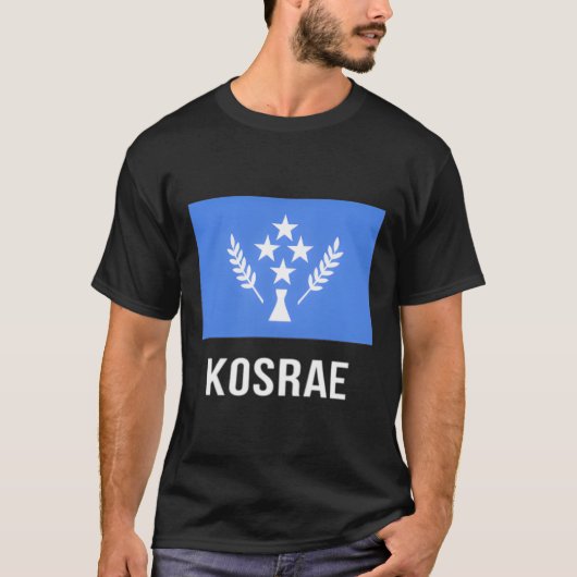 Kosrae Flag Shirt Kosraean (Voorkant)