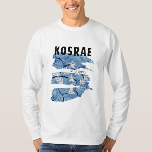Kosrae Kosraen lange mouw T-shirt (Voorkant)