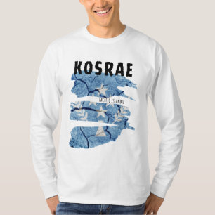 Kosrae Pacific Islander Lange Mouw T-shirt