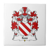 Koss Family Crest Tegeltje (Voorkant)
