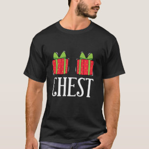 Kost Nuts met kerstcadeautjes Pjama Chest T-shirt
