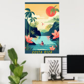 KOSTA RICA #1 POSTER (Thuiskantoor)