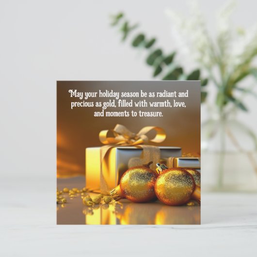 Kostbaar als Gouden Kerstmis (Staand voorkant)