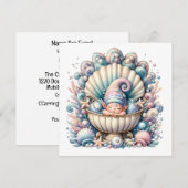 Kostbaar babethema - Uitnodiging (Voorkant / Achterkant)