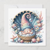 Kostbaar babethema - Uitnodiging (Voorkant)