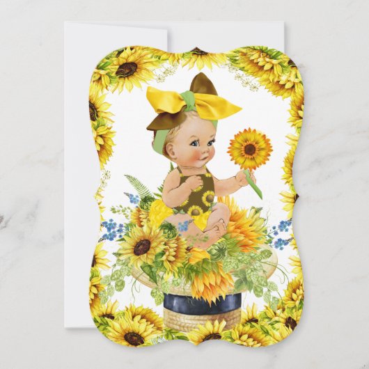 Kostbaar Baby shower of verjaardagsuitnodiging Kaart (Voorkant)