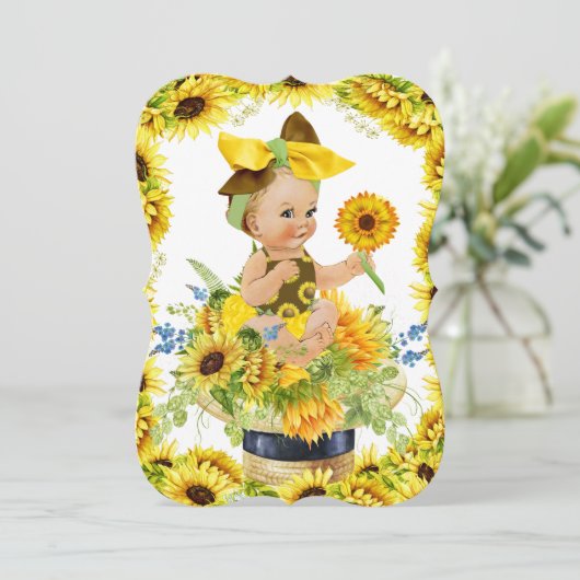 Kostbaar Baby shower of verjaardagsuitnodiging Kaart (Staand voorkant)