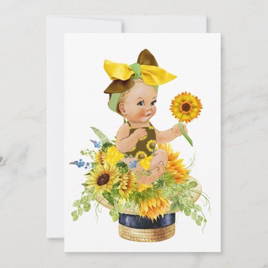 Kostbaar Baby shower of verjaardagsuitnodiging Kaart (Voorkant)