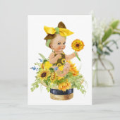 Kostbaar Baby shower of verjaardagsuitnodiging Kaart (Staand voorkant)