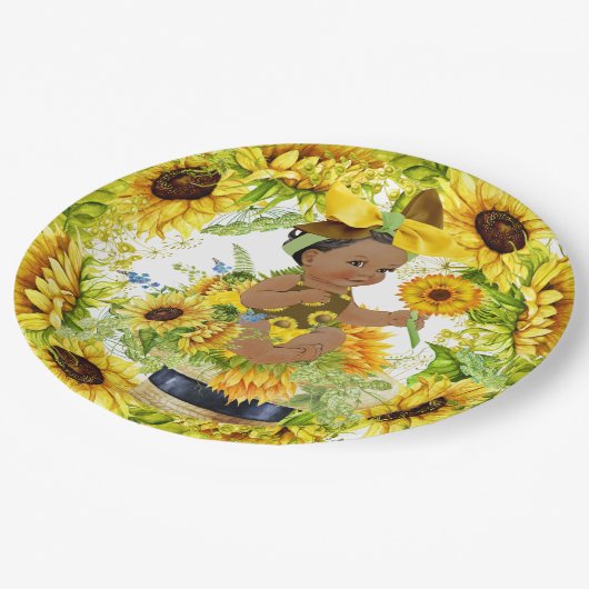 Kostbaar Baby shower Papieren Bordje (Gekanteld)