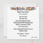 Kostbaar Baby Thema - Uitnodiging (Achterkant)