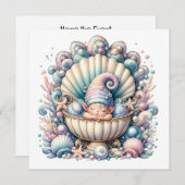 Kostbaar Babyt Thema - Uitnodiging (Voorkant / Achterkant)