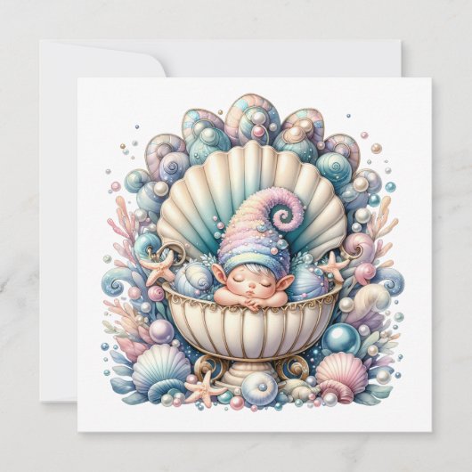 Kostbaar Babyt Thema - Uitnodiging (Voorkant)