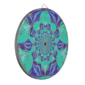 Kostbaar blauw dartbord (Voorkant Links)