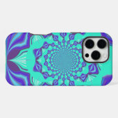 Kostbaar blauw iPhone hoesje (Achterkant horizontaal)