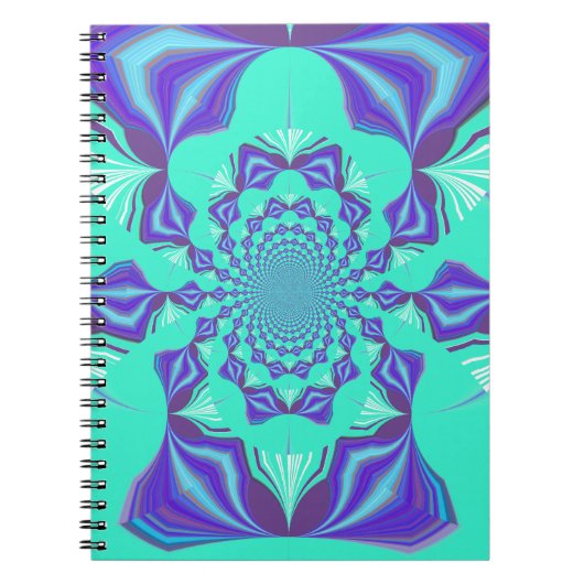 Kostbaar blauw notitieboek (Voorkant)