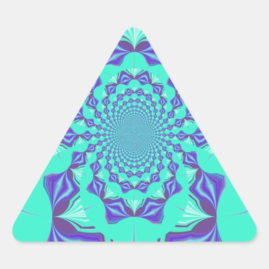 Kostbaar blauw sticker (Voorkant)