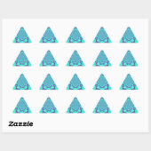 Kostbaar blauw sticker (Vel)