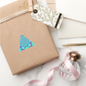 Kostbaar blauw sticker (Geschenken)