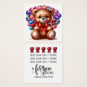 KOSTBAAR en zuinig Vierkante Visitekaartjes (Voorkant /achterkant)