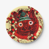 KOSTBAAR KERSTPAPIER BORD (Voorkant)