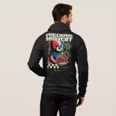 kostbaar moment Beer aardbeientaart Hoodie (Achterkant volledig)