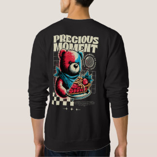 kostbaar moment Beer aardbeientaart Trui