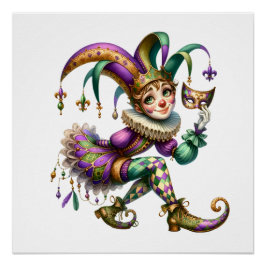 kostbaar nar-thema perfect poster