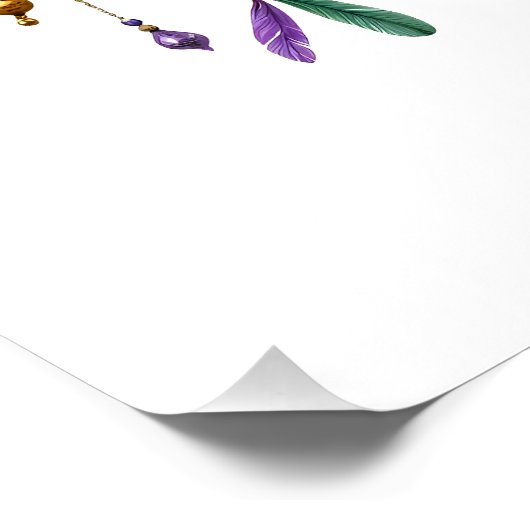 kostbaar nar-thema perfect poster (Hoek)