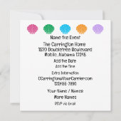 Kostbaar Strandkabouter - Thema Uitnodiging (Achterkant)