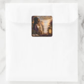 Kostbaar Vierkante Sticker (Tas)