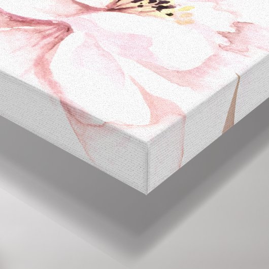 "Kostbaarder dan robijnen" Canvas Afdruk (Hoek(Onderkant))