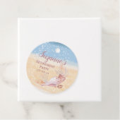 Kostbalschelp van de Pensioenpartij Bedankjes Labels (In situ)