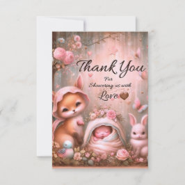 Kostbare Baby, Baby shower Dank u Kaarten