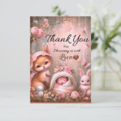 Kostbare Baby, Baby shower Dank u Kaarten (Staand voorkant)