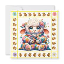 Kostbare Baby Dieren Thema - Uitnodiging