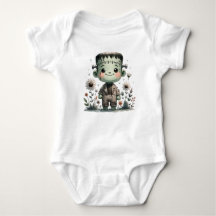 Kostbare Baby Frankenstein met Wildflowers | Schat