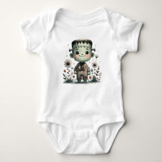 Kostbare Baby Frankenstein met Wildflowers | Schat Romper