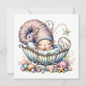 Kostbare baby thema - Uitnodiging (Voorkant)