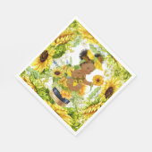 Kostbare Baby zonnebloem partij goederen Servet (Hoek)