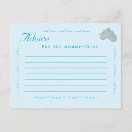 Kostbare Bundel Jongen Baby Shower Informatiekaartje