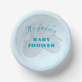 Kostbare Bundel Jongen Baby Shower Papieren Kommen