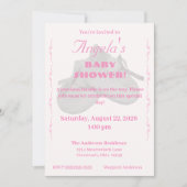 Kostbare bundel meisje babyshower uitnodiging (Voorkant)