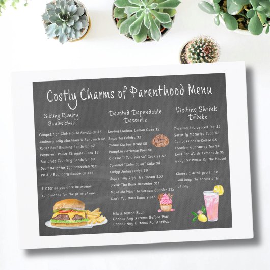 Kostbare Charme van het Ouderschap Menu