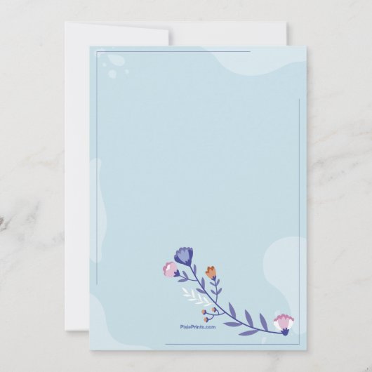 kostbare communie uitnodiging (Achterkant)