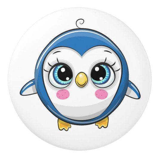 Kostbare dieren thema keramische knop (Voorkant)