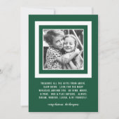 Kostbare geschenken | 5x7 groen | Foto Feestdagenkaart (Voorkant)