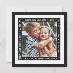 Kostbare Geschenken   Zwart   Foto Feestdagenkaart