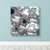 Kostbare juwelen met Sphere Canvas Print (Insitu (Houten vloer))