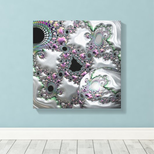 Kostbare juwelen met Sphere Canvas Print (Insitu (Houten vloer))